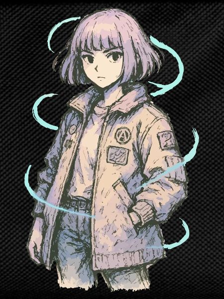 Neon Patch Bomber Mädchen