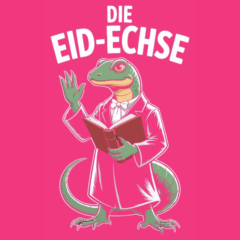Oath Lizard Funny Justice Motif