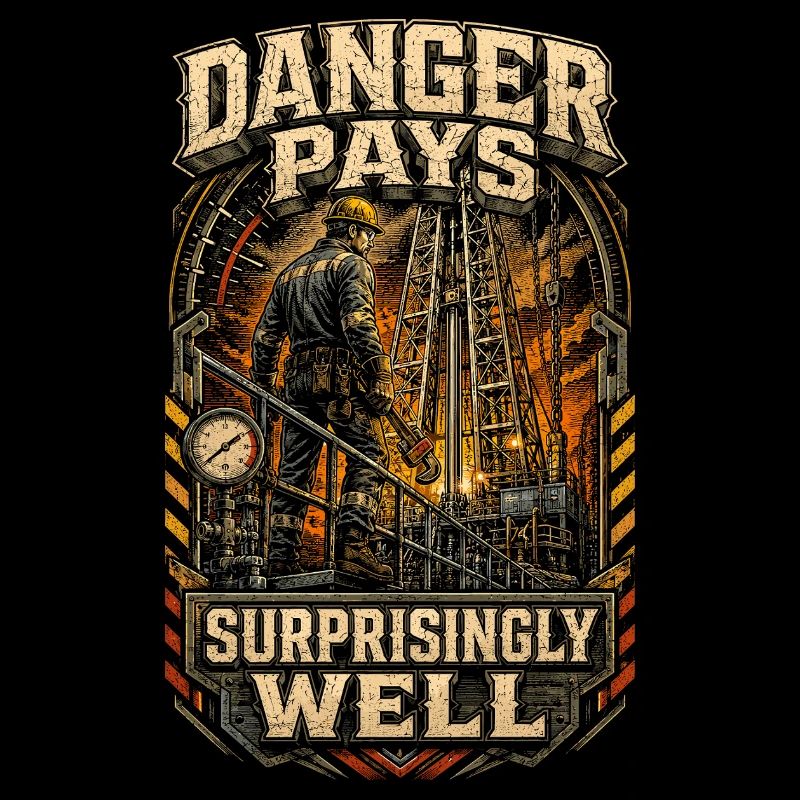 Oil rig rig worker
