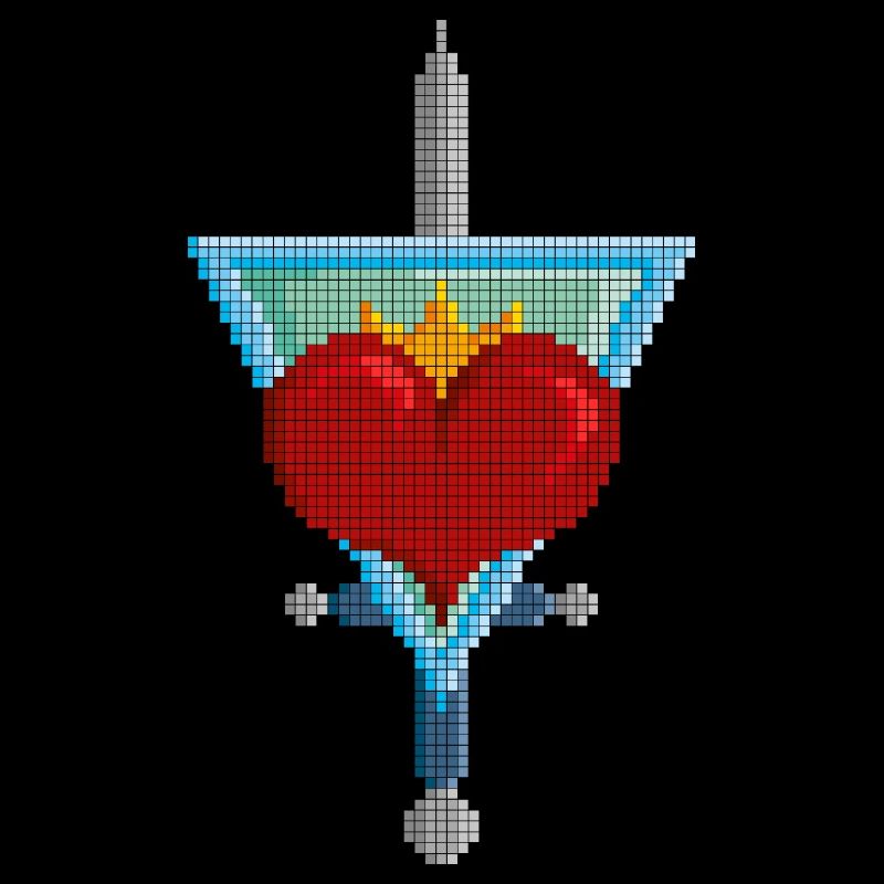 Retro Herz