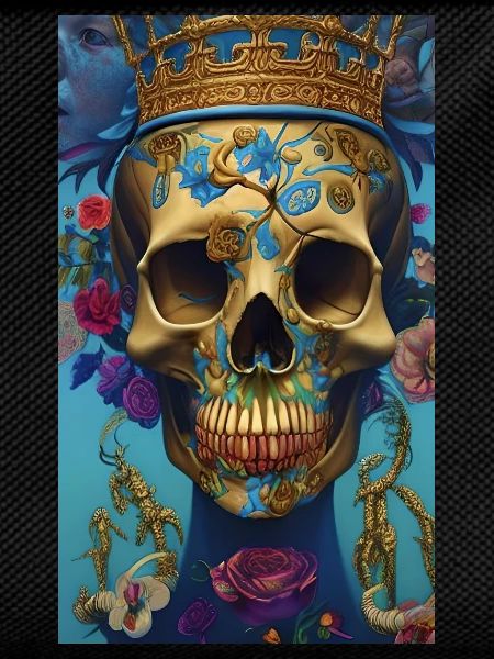 Beautiful fantasy Skull