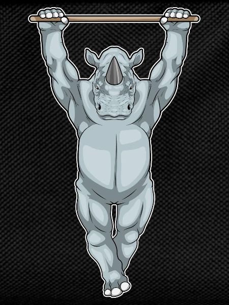 Rhino Bodybuilder Pull-Ups Bodybuilding