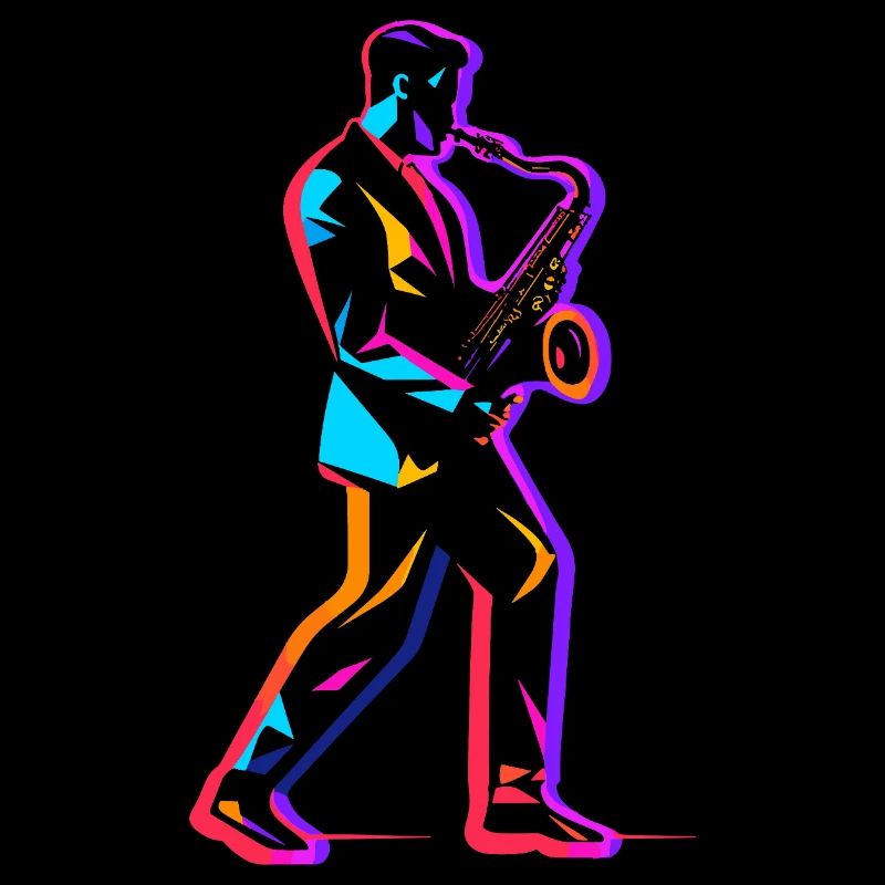 90s saxophone player