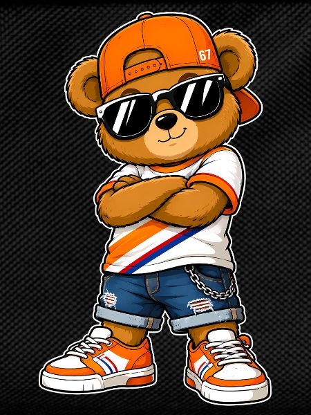 Germany Bear Sunglasses Flags Art