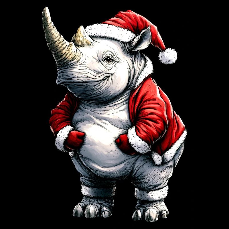 Weihnachtsmann Nashorn