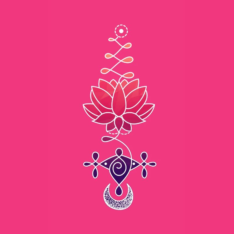 Ätherisches Lotusblütensymbol