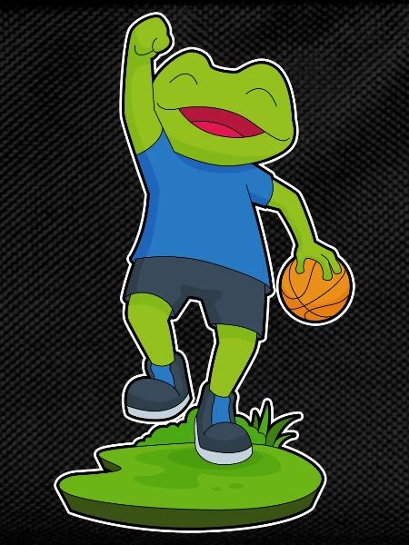 Frog Basketball Player Basketball