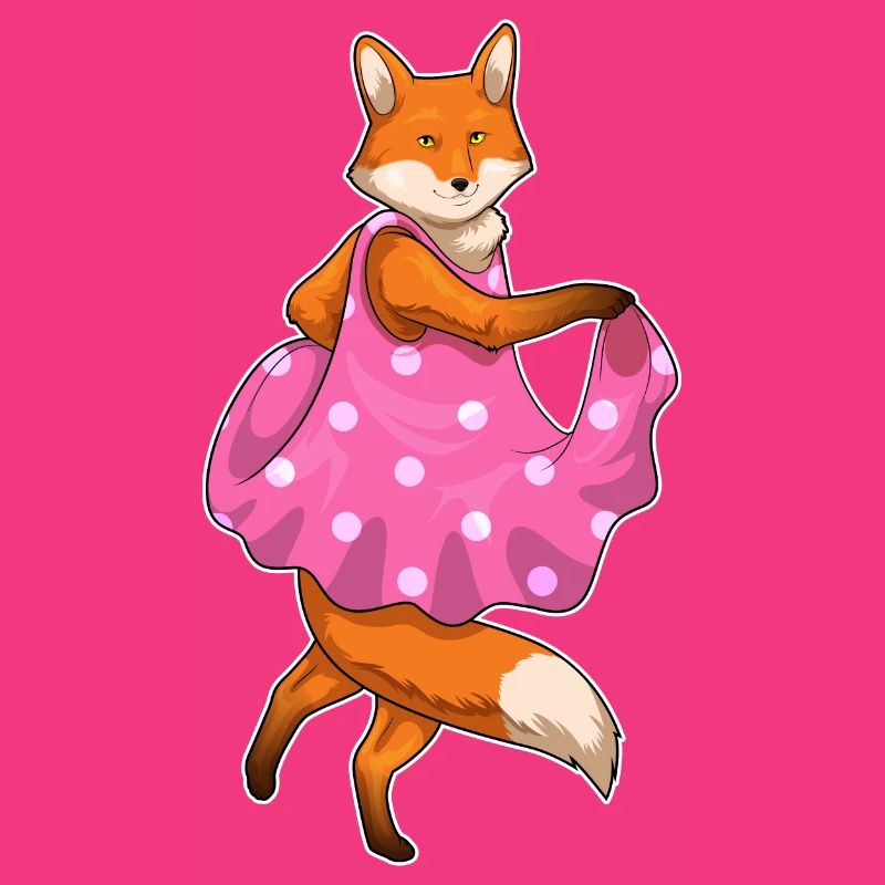 Robe à pois Fox