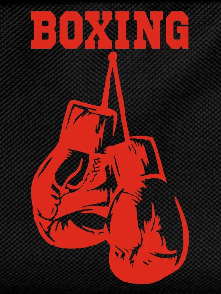 Red boxing gloves