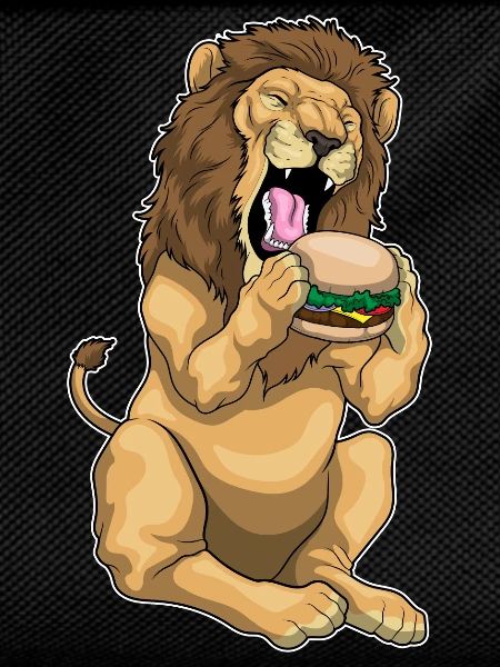 Lion Cheeseburger