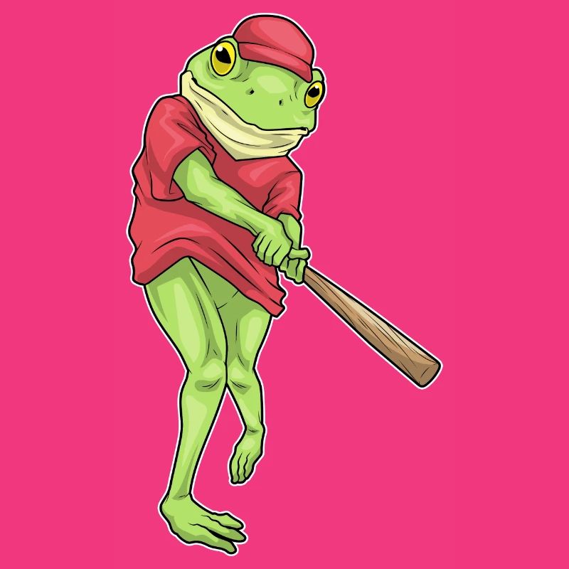 Grenouille Baseball Batte de Baseball