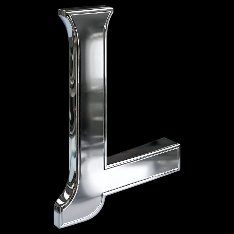Chrome ,, L " Metallic