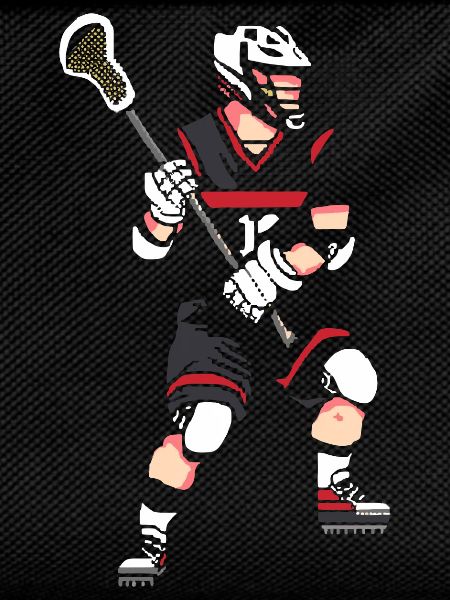 Lacrosse Player Pixel
