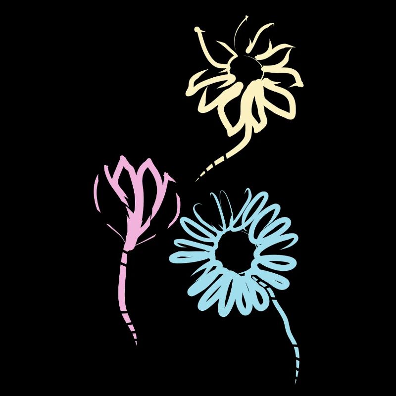 Fleurs colorées de l’amitié