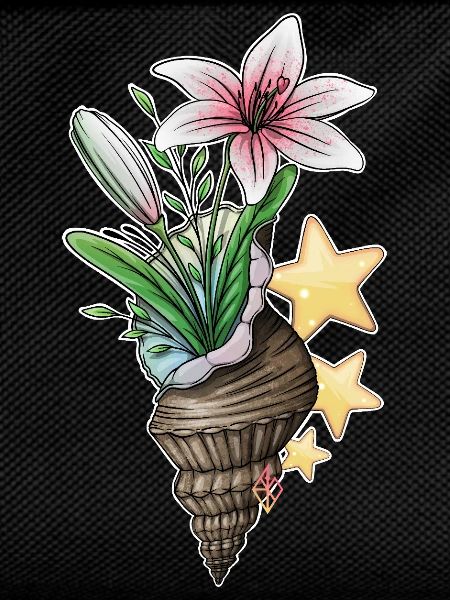 Floral Conch Bouquet
