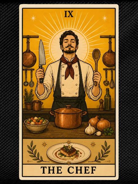 Cook | Kitchen Cooking Gastronomy Tarot