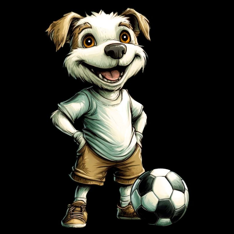 Chien Footballeur