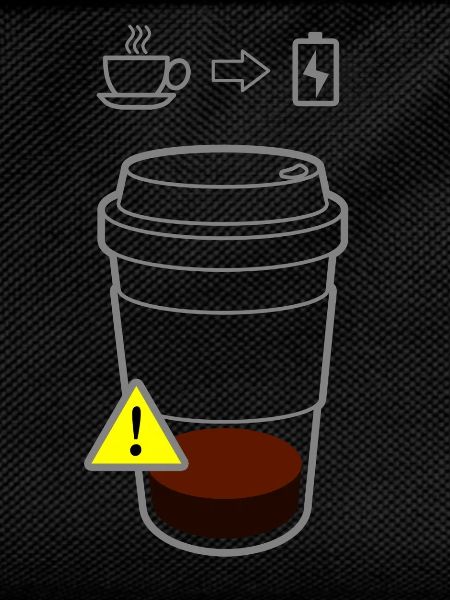 Warning Coffee Low