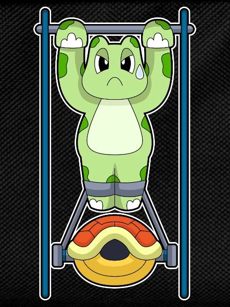 Turtle Bodybuilder Pull-ups Bodybuilding