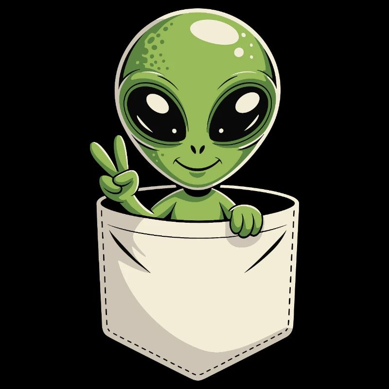 Alien dans la poche Paix Science fiction