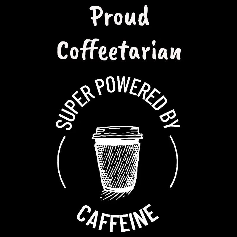 Stolzes Coffeetarian Rundes Abzeichen