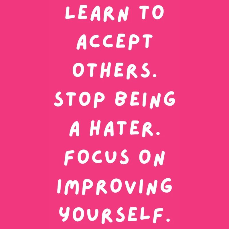 Learning acceptance, self-improvement