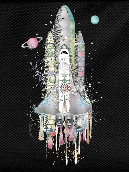 Imaginative Space Shuttle - Artfully Designed