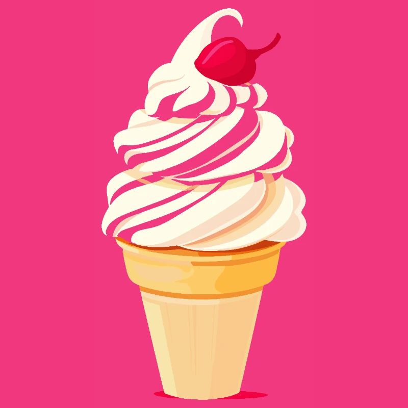 Cornet de crème glacée Artwork