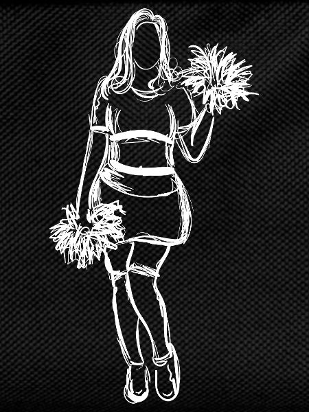 Cheerleader Drawing