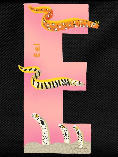 E Alphabet Pink
