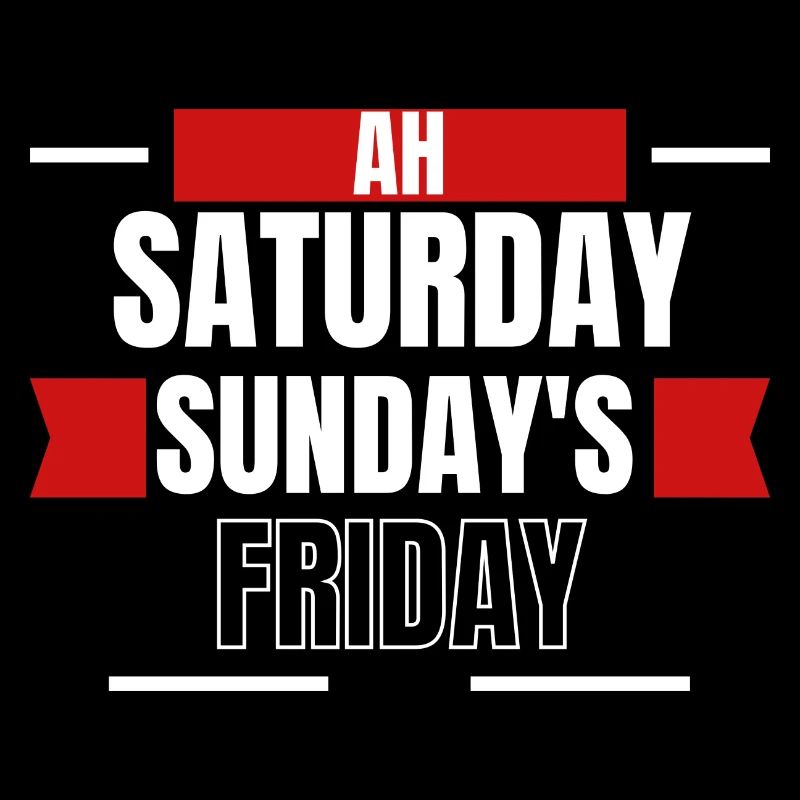 Ah Weekend Days Mashup Tee