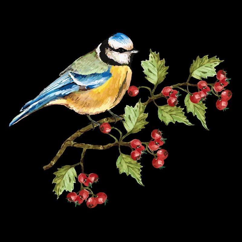 Bunter Vogel