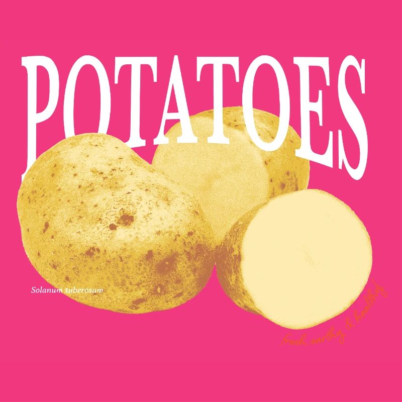 Pommes de terre – Retro Vegetable Statement