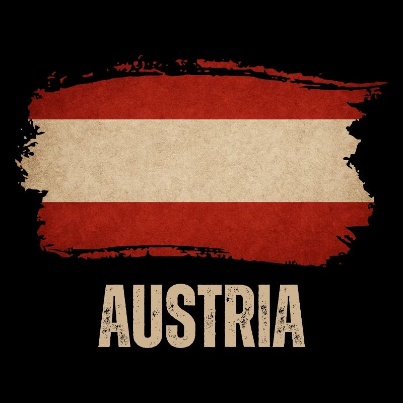 Austrian grunge flag, Austrian pride