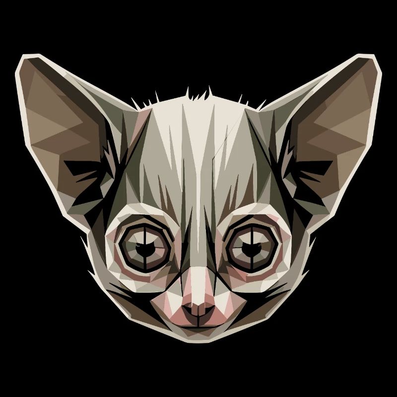 Galago Buisson Bébé Singe Galagos Singe Mignon Galago