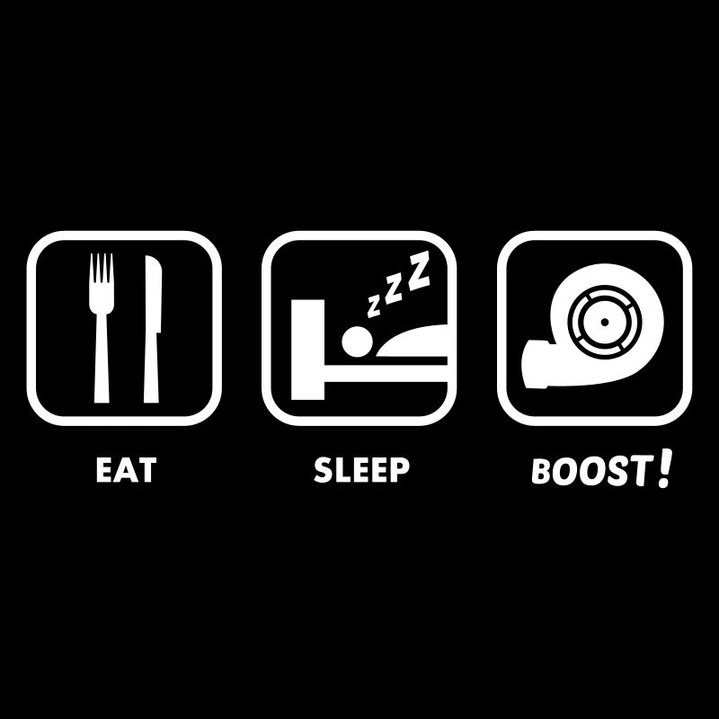 Sticker JDM Eat, Sleep, BOOST!