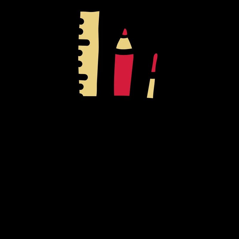 Stift - Pinsel - Lineal