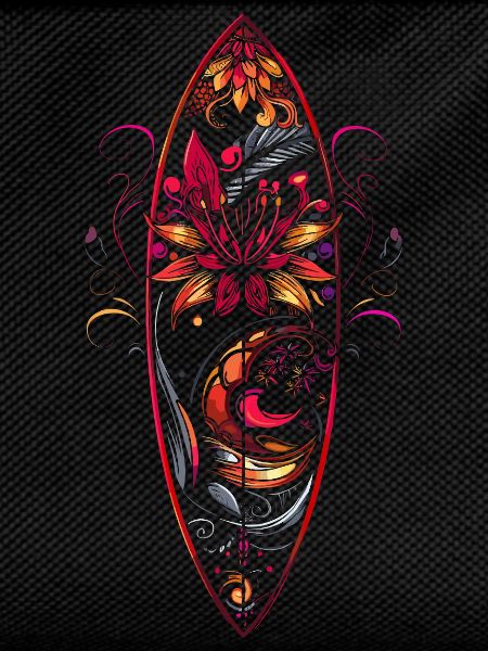 Surfboard Cartoon