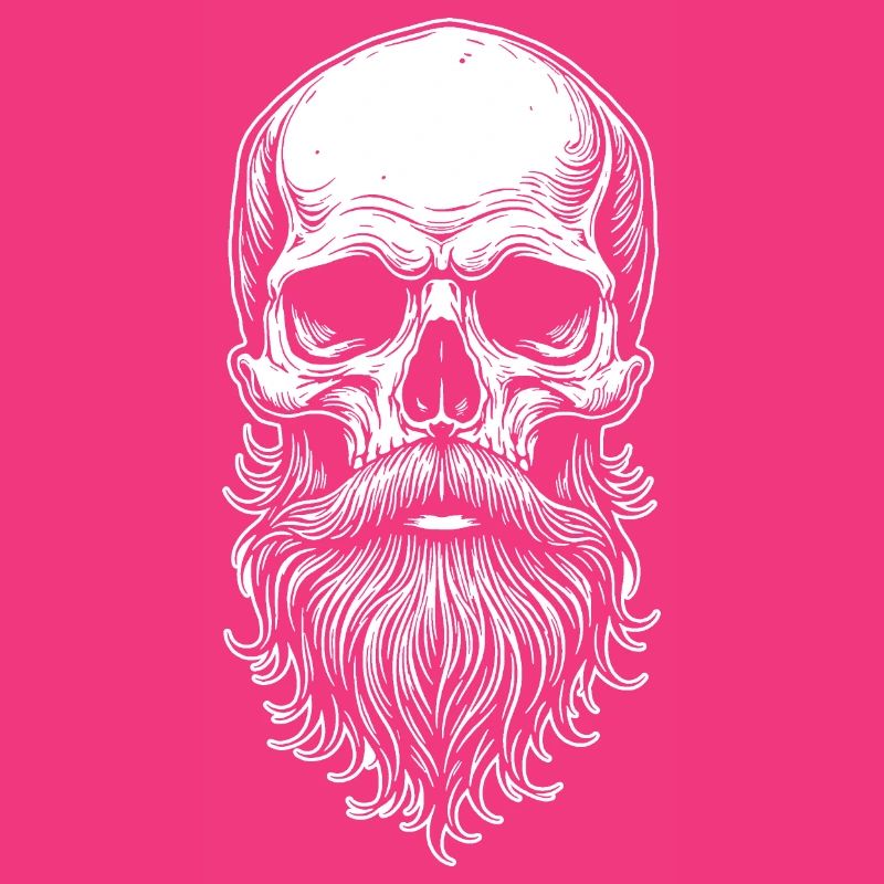 Skull mit Bart
