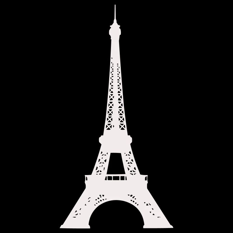 Eiffel Tower Silhouette Print