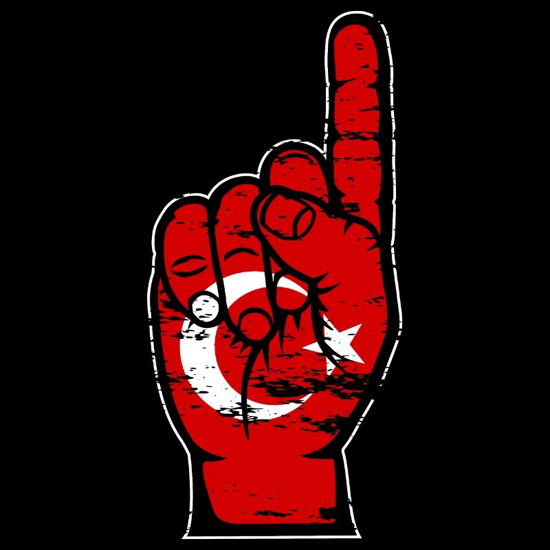 Drapeau de la Turquie numéro 1 utilisé