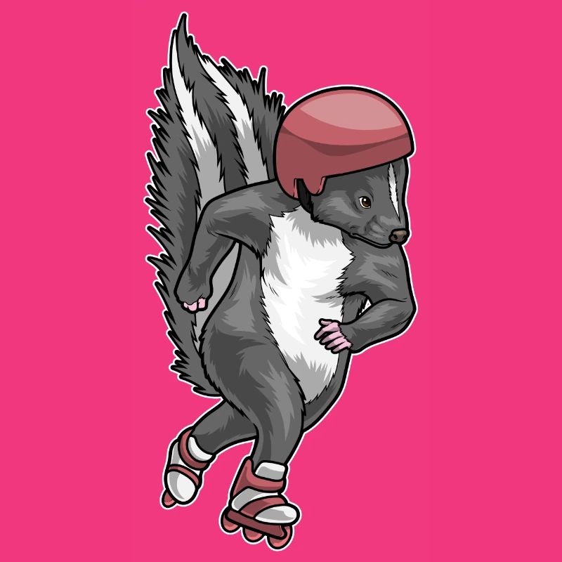 Skunk Inline Skating Roller Skates