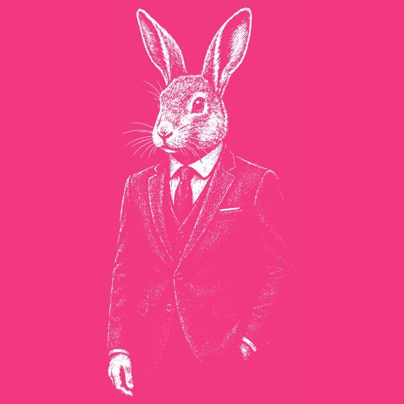 Dapper Rabbit en costume