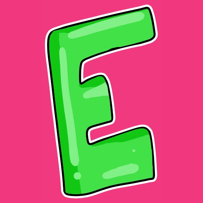 Letter E Initial point
