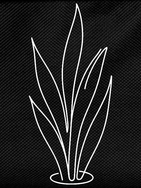 Leaf Silhouette Plant Design