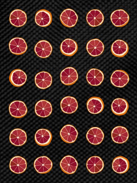 dried blood oranges