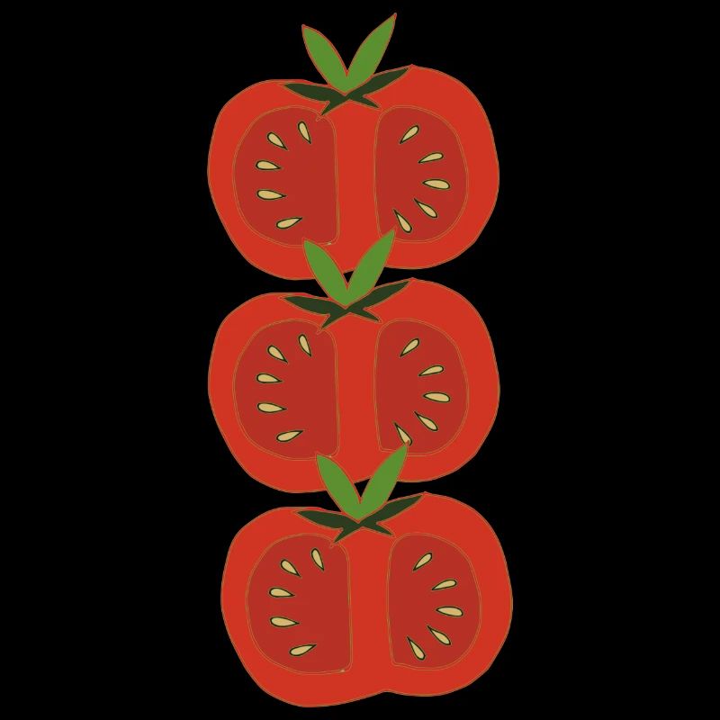 Tomatoes 3-fold red
