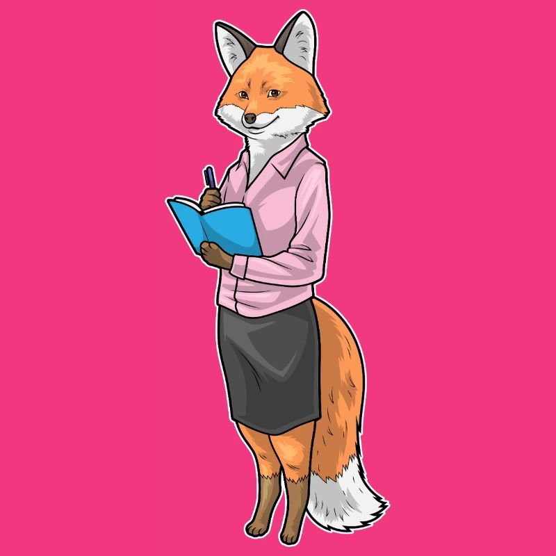 Bureau du carnet de notes du secrétaire Fox