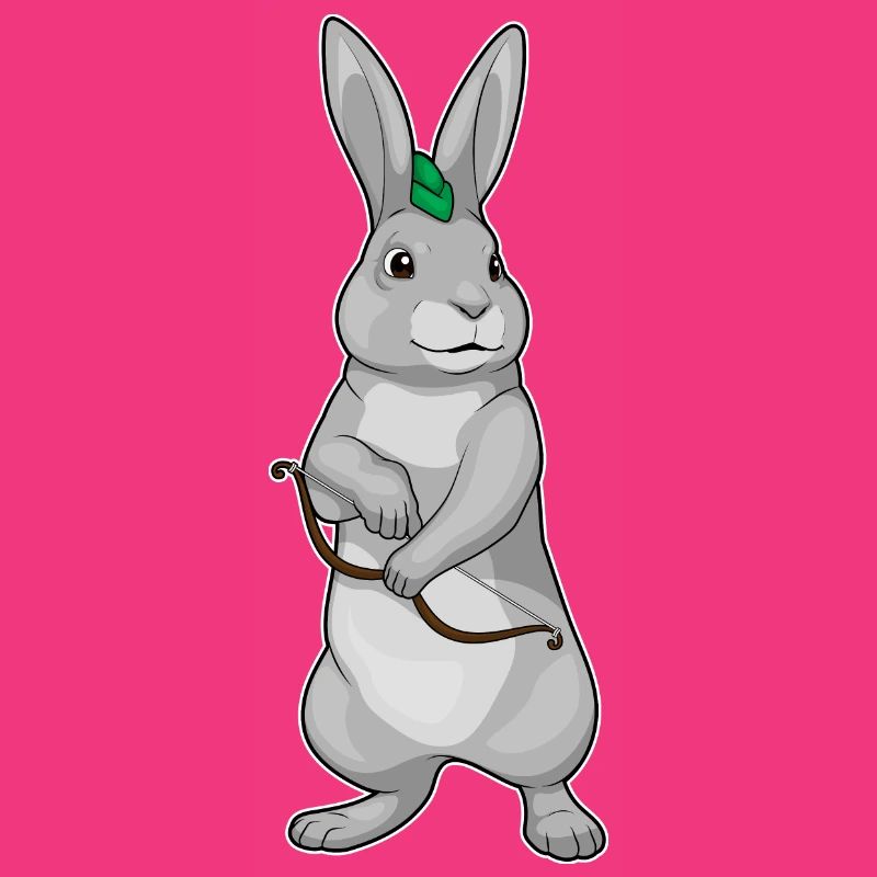 Hase Bogenschütze Bogen