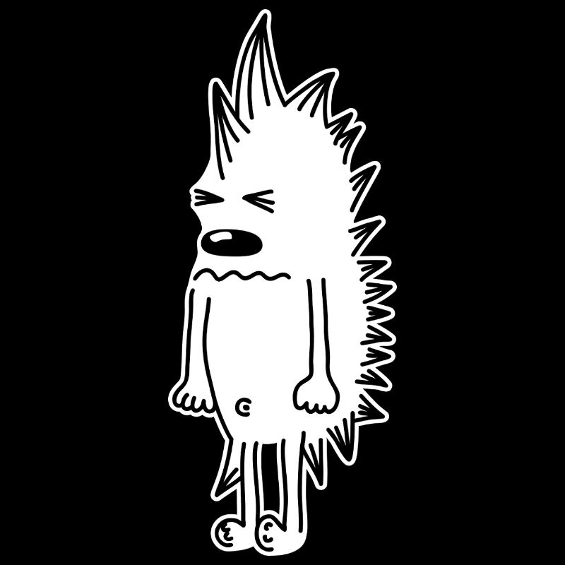 Mürrischer Igel – Kawaii Stachel Comic
